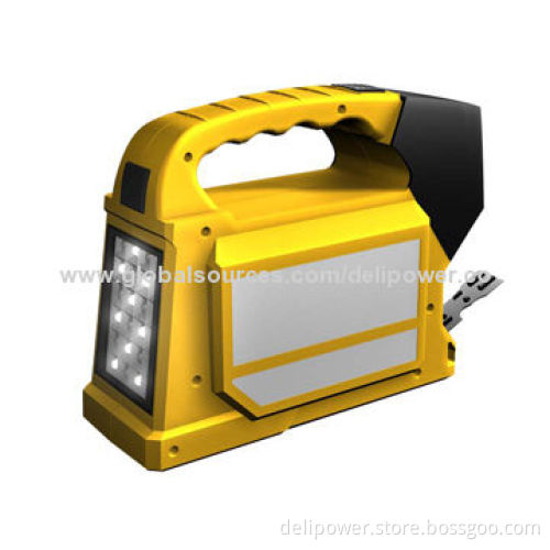 Auto-start Battery with 2*USB5V*2, 12V DC/3.5A, 19V/3A, Waterproof, Emergency Warning Light